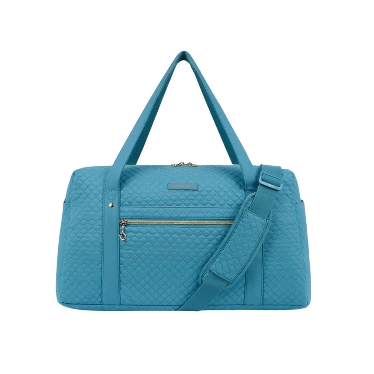 BAGSMART - Bagsmart Bolso Fin de Semana con Bolsa para Zapatos Turquesa