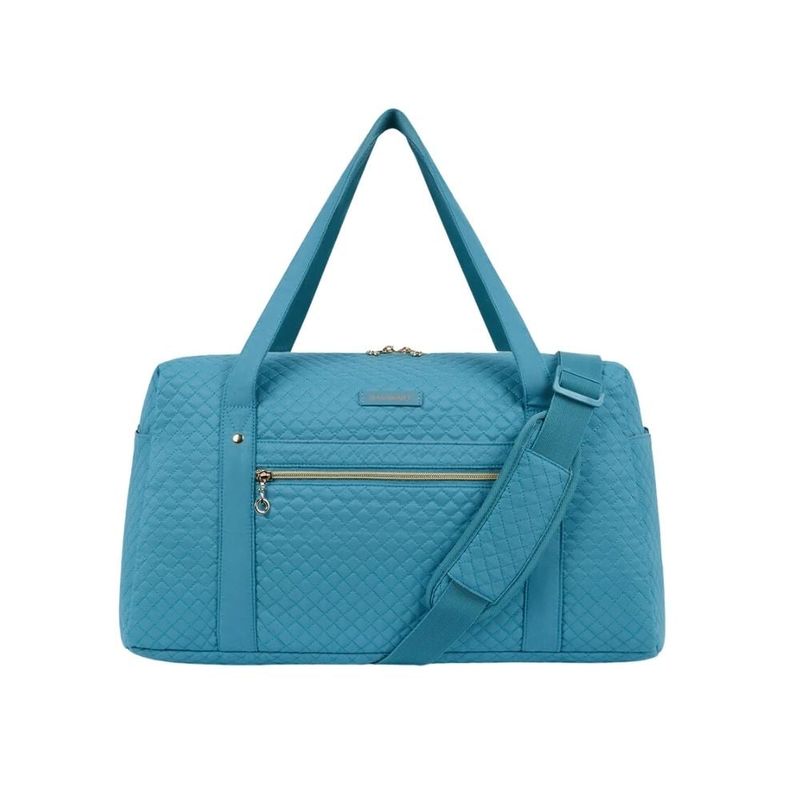BAGSMART - Bagsmart Bolso Fin de Semana con Bolsa para Zapatos Turquesa