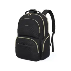 BAGSMART - - Mochila de Viaje Acolchada para Laptop de 173 - Negro