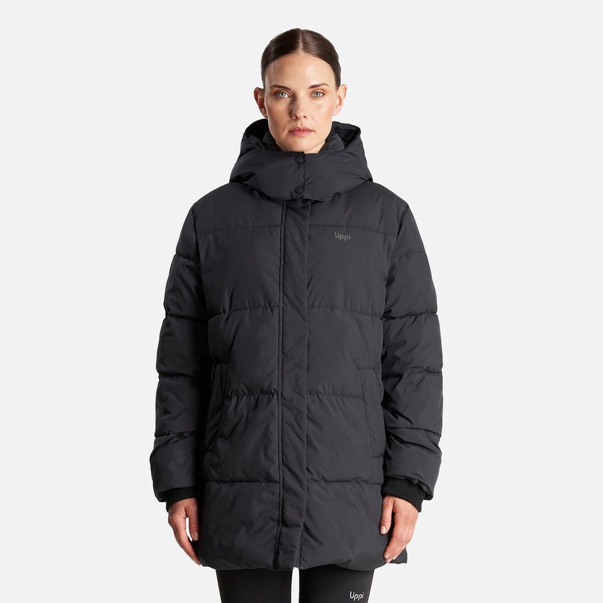 LIPPI - Chaqueta Mujer Rivera Sur Long Steam-Pro Hoody Jacket Negro Lippi