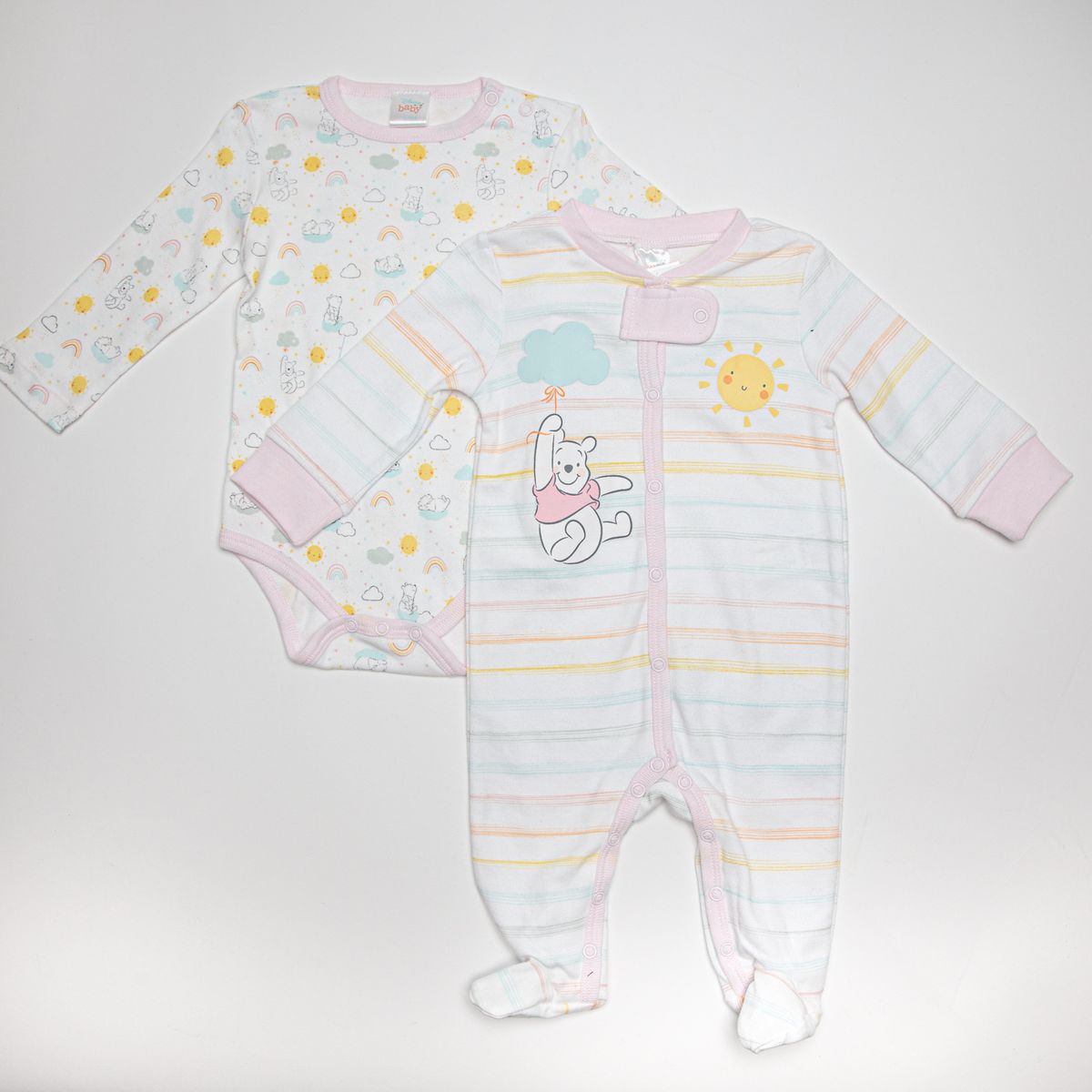 DISNEY - Set Bebe Winnie The Pooh Mas Miel Rosado Disney