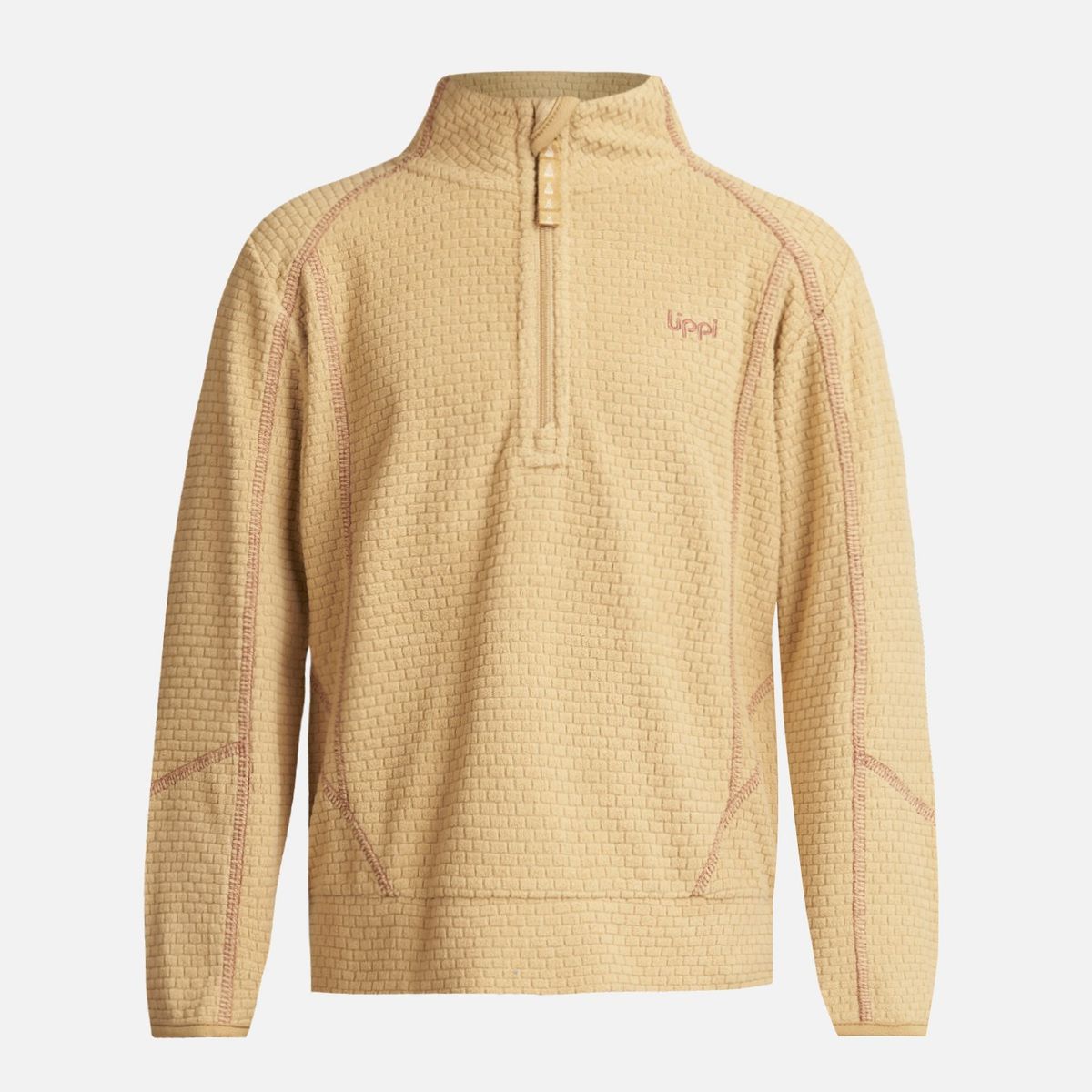 LIPPI - Poleron Niño Saltamontes Nano-F 14 Zip Taupe Lippi