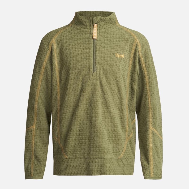 LIPPI - Poleron Niño Saltamontes Nano-F 14 Zip Verde Lippi
