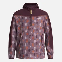 LIPPI - Poleron Niña Saltamontes Nano-F 14 Zip Hoody Print Burdeo