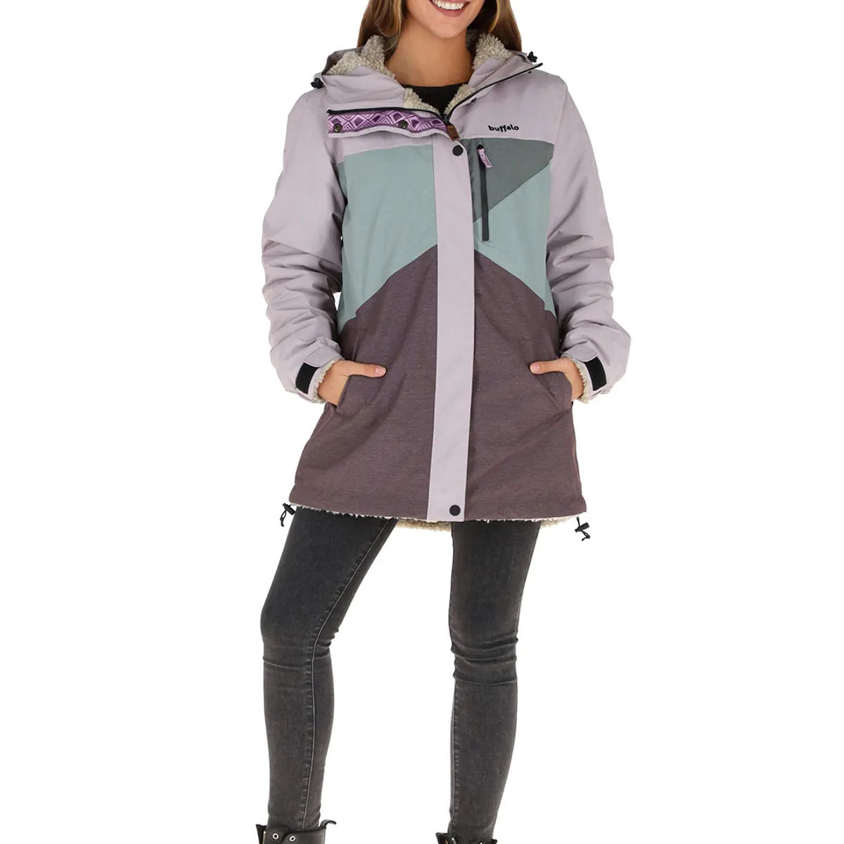 BUFFALO CHILE - Parka Impermeable Reversible Camaleon 2 Mujer Buffalo