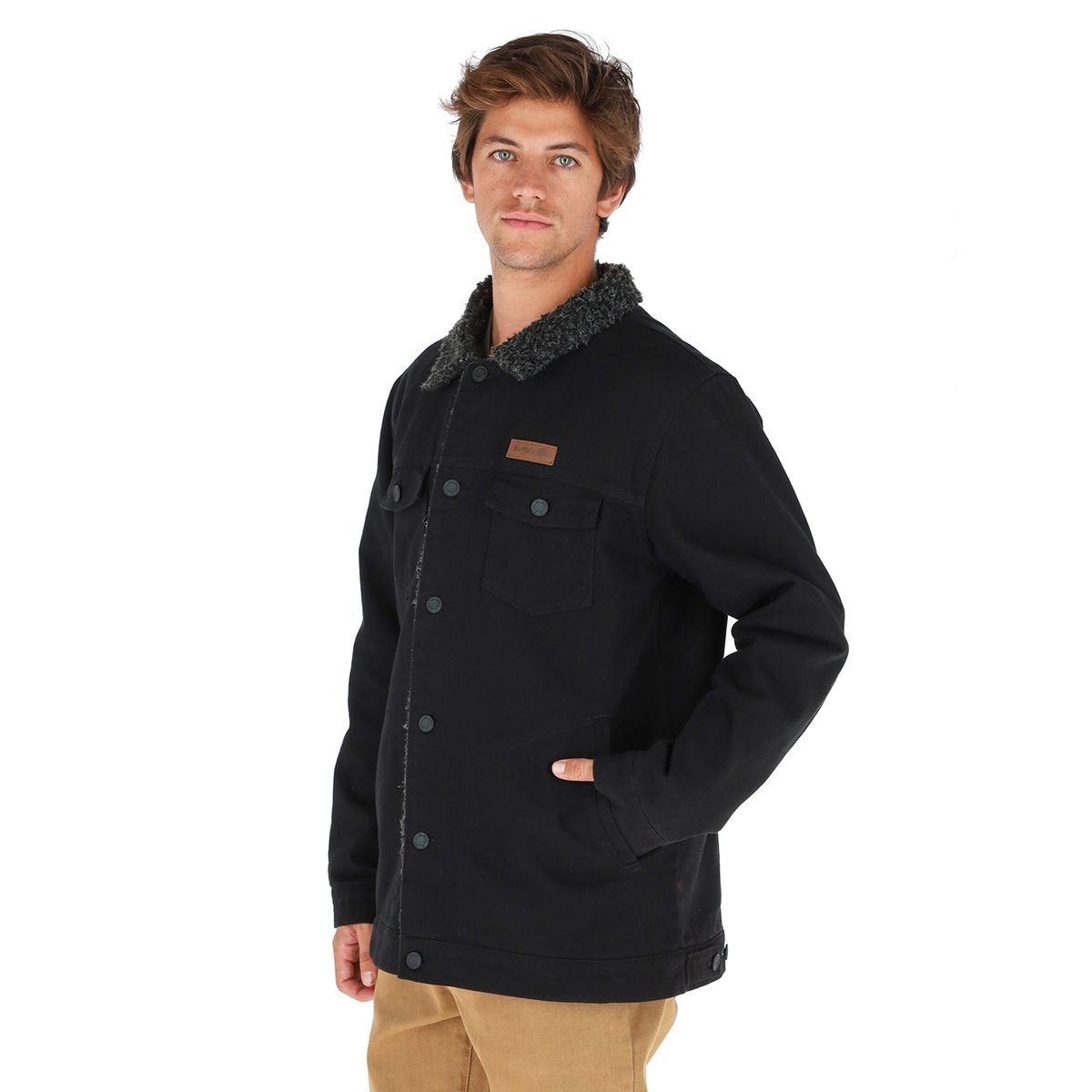 BUFFALO CHILE - Chaqueta Foresta Negro - Negro Jaspeado Hombre