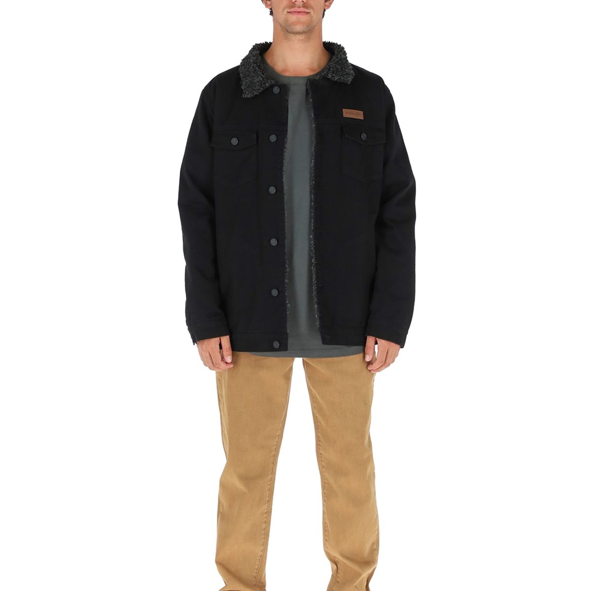 BUFFALO CHILE - Chaqueta Foresta Negro - Negro Jaspeado Hombre