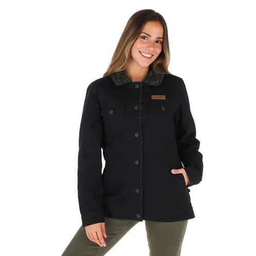 BUFFALO CHILE - Chaqueta Foresta Negro - Negro Jaspeado Mujer