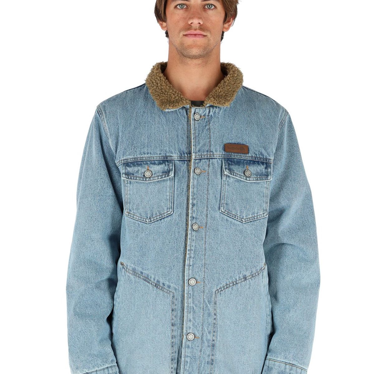 BUFFALO CHILE - Chaqueta Foresta Celeste - Mostaza Jaspeado Hombre