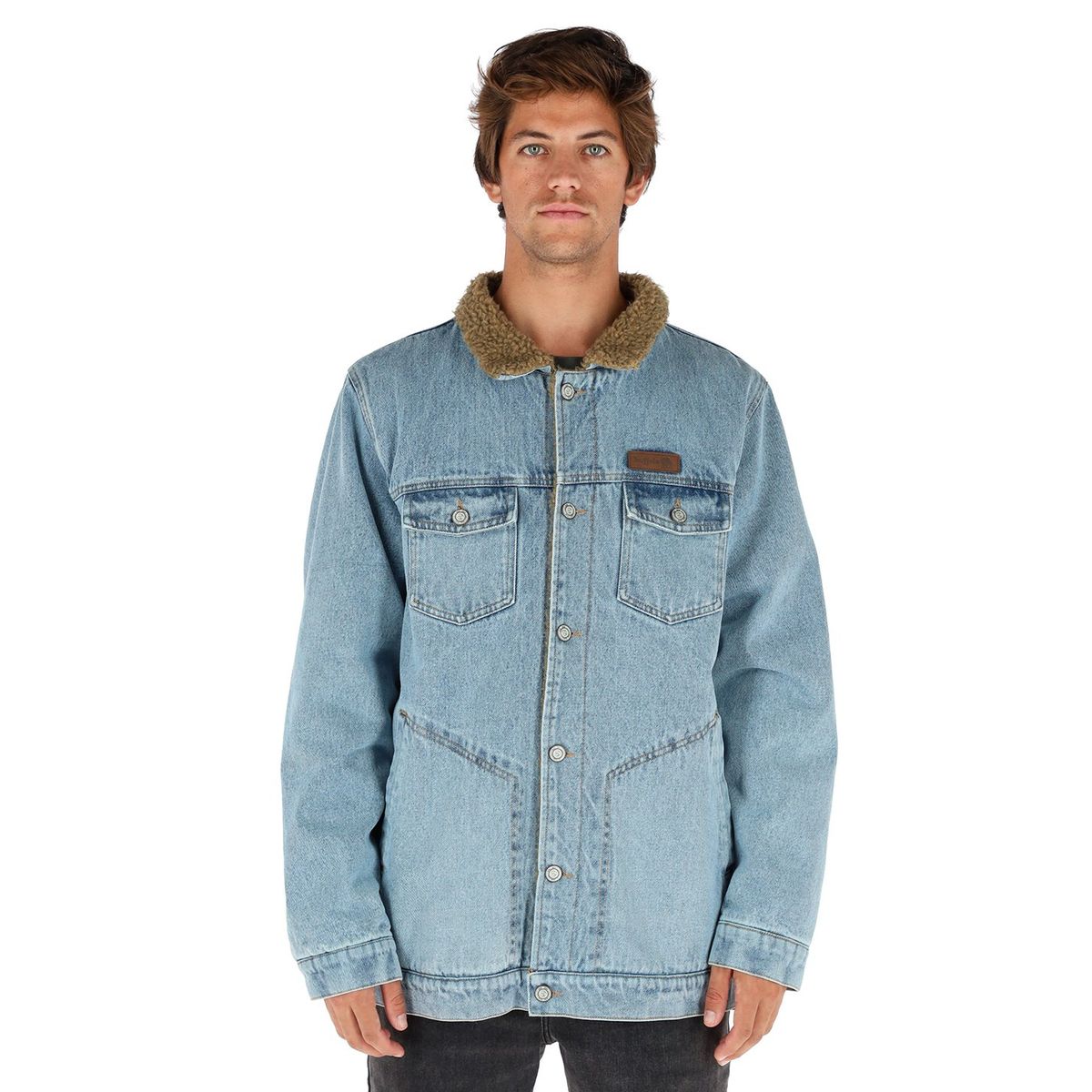 BUFFALO CHILE - Chaqueta Foresta Celeste - Mostaza Jaspeado Hombre