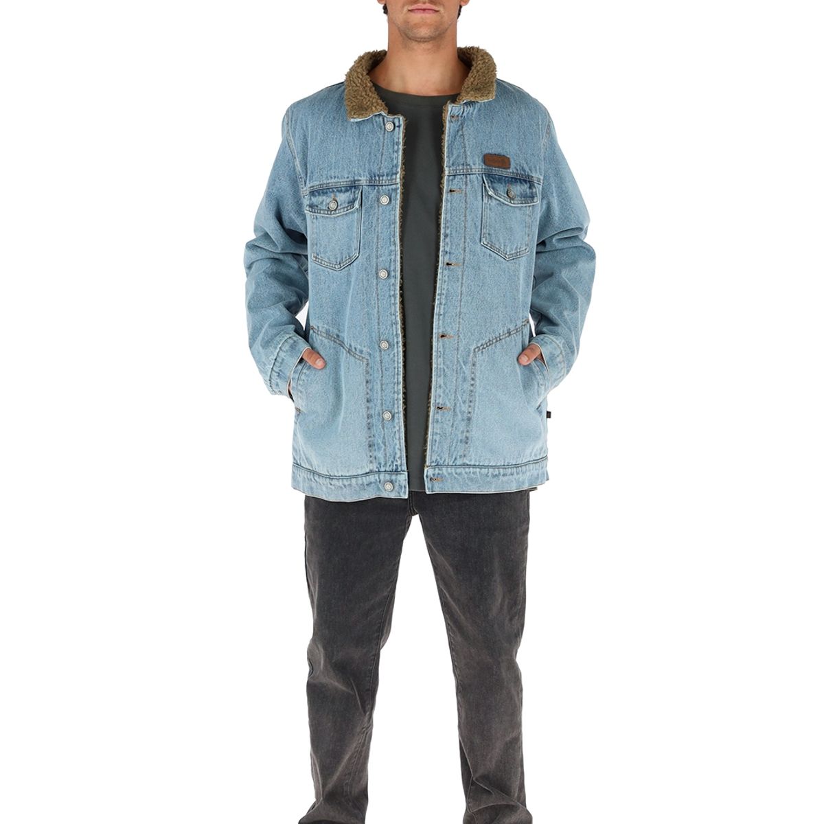 BUFFALO CHILE - Chaqueta Foresta Celeste - Mostaza Jaspeado Hombre