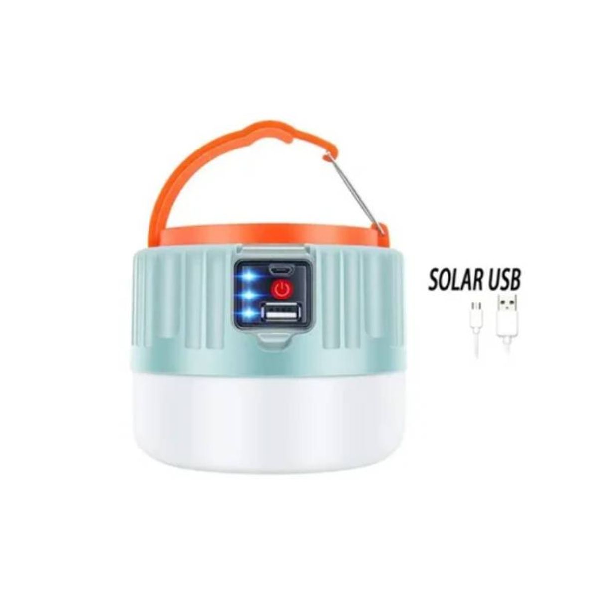 GENERICO - Lampara De Camping Usb Solar De Emergencia Multifuncional