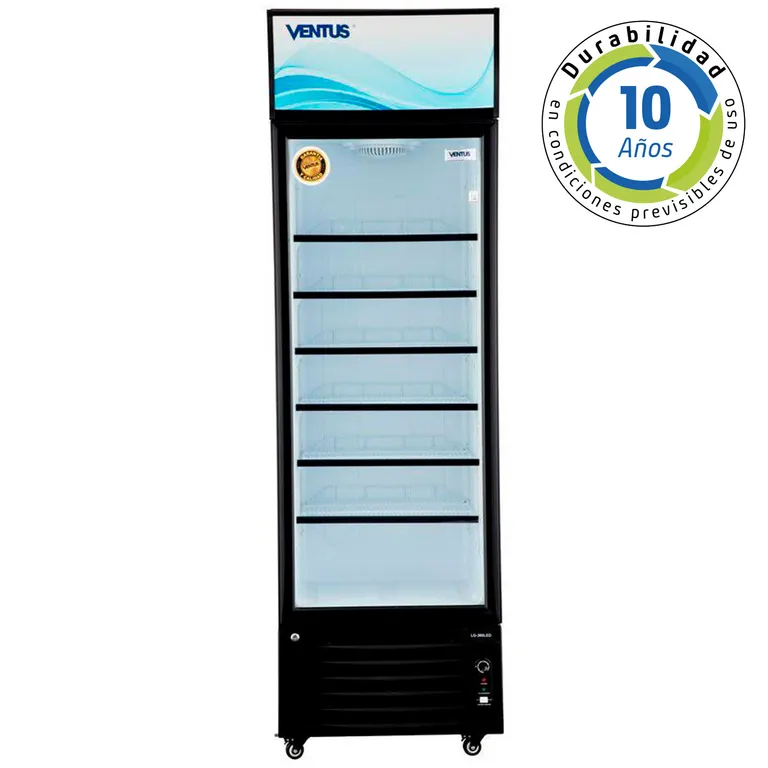 VENTUS Visi-Cooler LG-360LED 1 Puerta 360 Lts