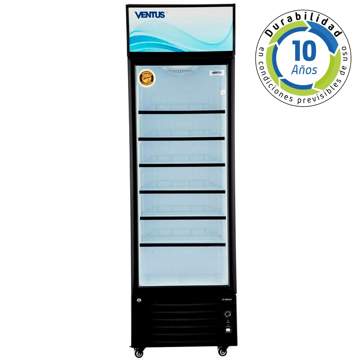 Ventus Visi-Cooler LG-360LED 1 Puerta 360 Lts, marca VENTUS - Foto Principal