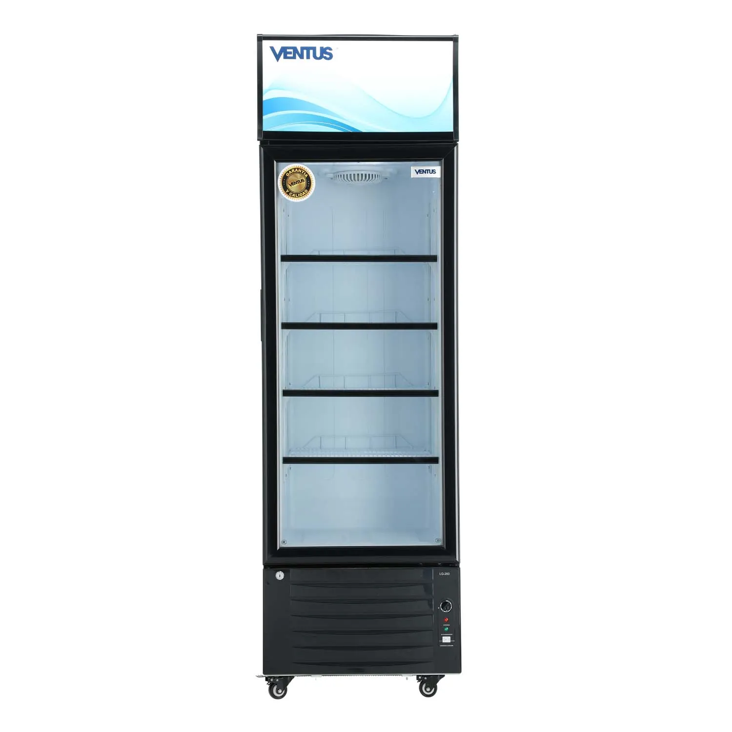 Ventus Visi-Cooler LG-260LED 1 Puerta 260 Lts | Sodimac Chile