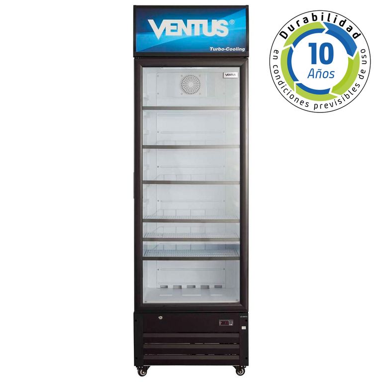 VENTUS Visi-Cooler LG-360TC Turbo Cooling 1 Puerta 360 Lts