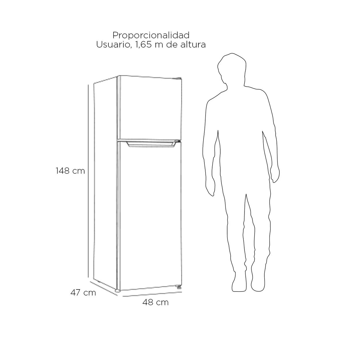 LIBERO - REFRIGERADOR TOP MOUNT FRIO DIRECTO 168 LTS LRT-200DFI INOX