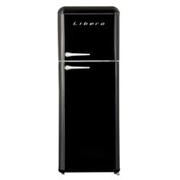 REFRIGERADOR RETRO FRIO DIRECTO 203 LTS LRT-210DFNR NEGRO