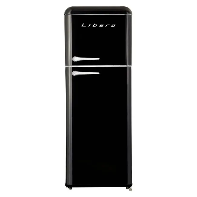 LIBERO - REFRIGERADOR RETRO FRIO DIRECTO 203 LTS LRT-210DFNR NEGRO