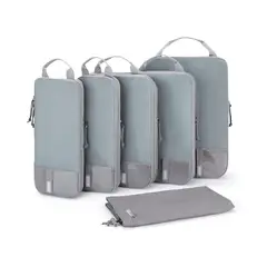 BAGSMART - - Juego de bolsas de compresión 6 unidades- Gris