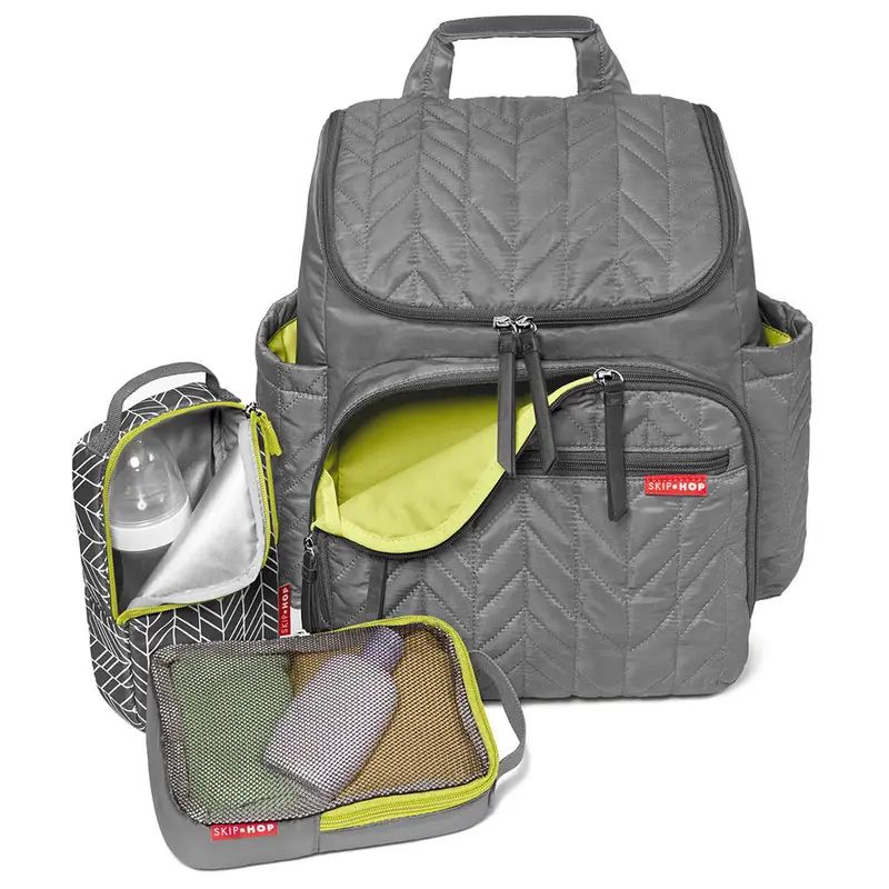 SKIP HOP - Mochila Pañalera SKIP HOP Forma Backpack Grey