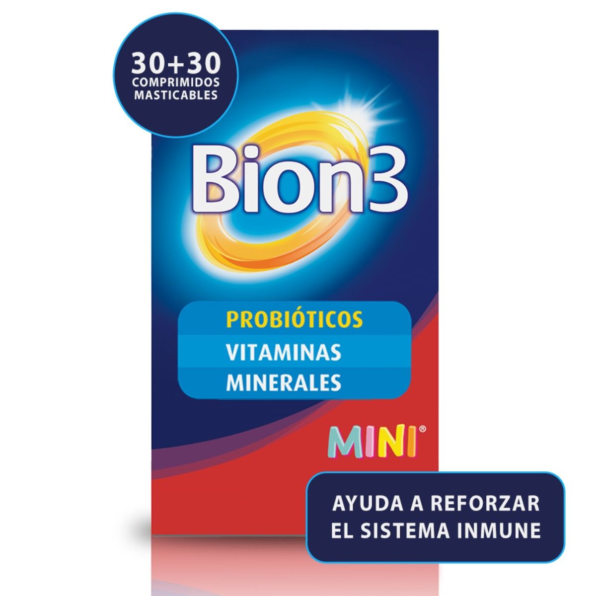 BION - Pack 60 + 30 Bion 3 Mini Comprimidos Masticables