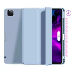 GENERICO - Funda Para iPad Pro 11 M2 Ranura Carga Magnética Color Celeste