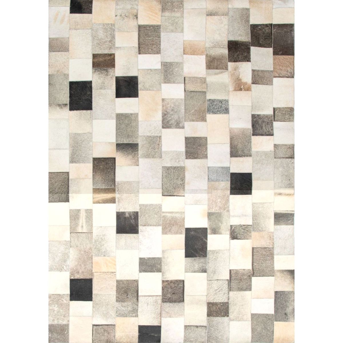 BAZHARS - Alfombra Patch Cuero Nir 506 230X330 Bazhars