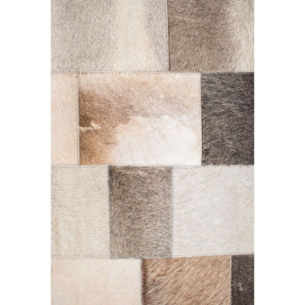 BAZHARS - Alfombra Patch Cuero Nir 506 230X330 Bazhars