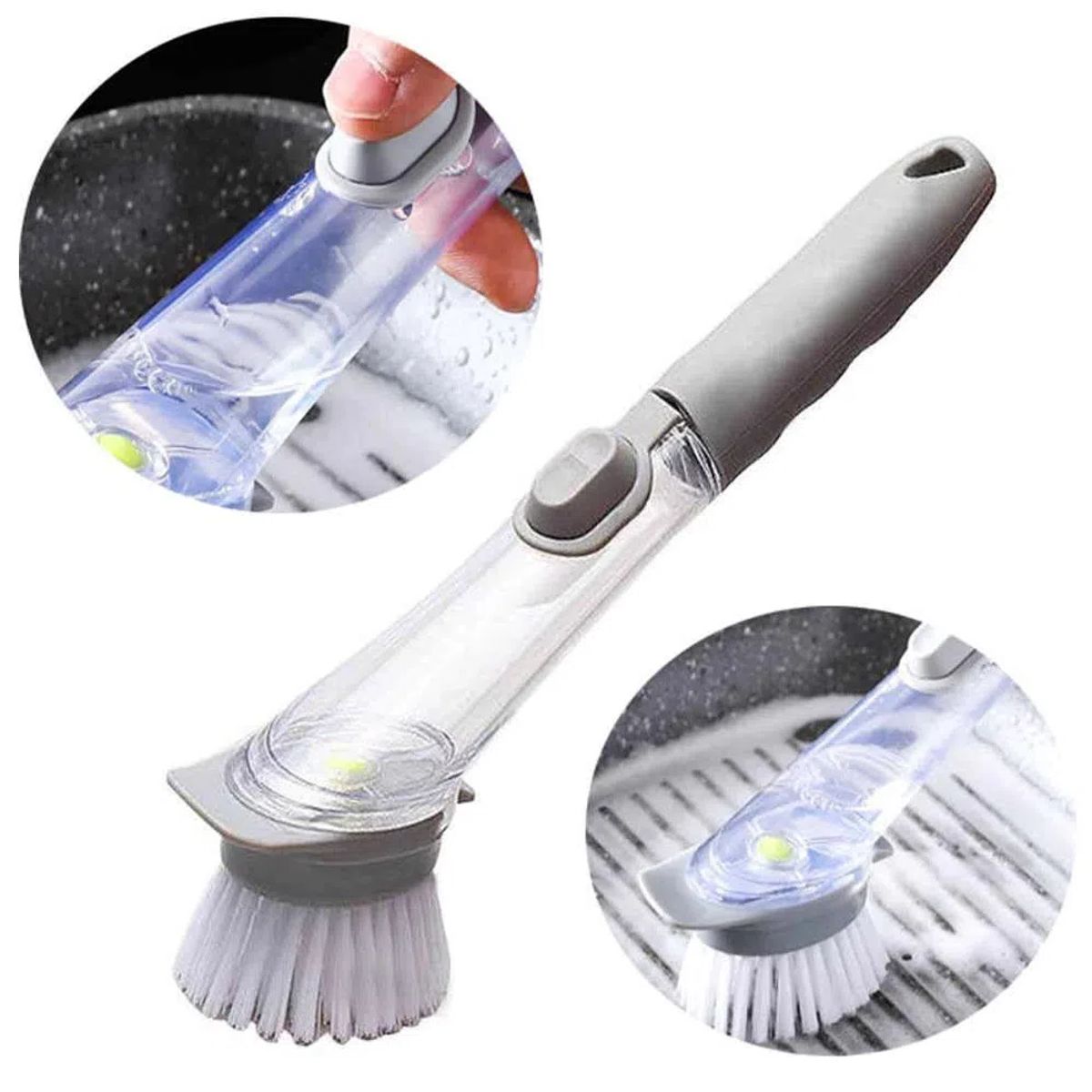 UNIVERSAL - Cepillo lavaloza dispensador de detergente