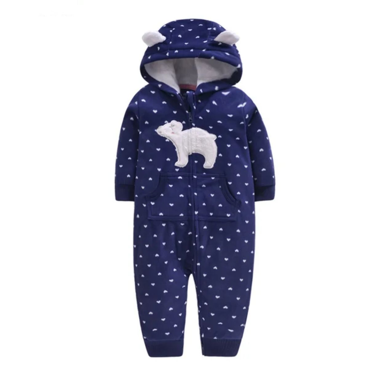 SISU KIDS - Entero Polar Azul Oso Polar