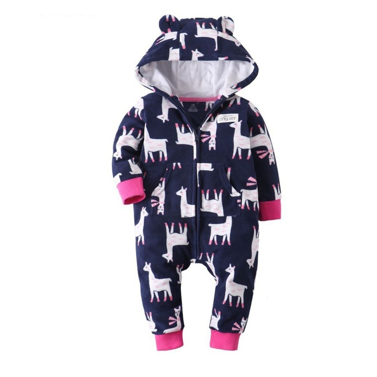 SISU KIDS - Entero Polar Azul Alpacas