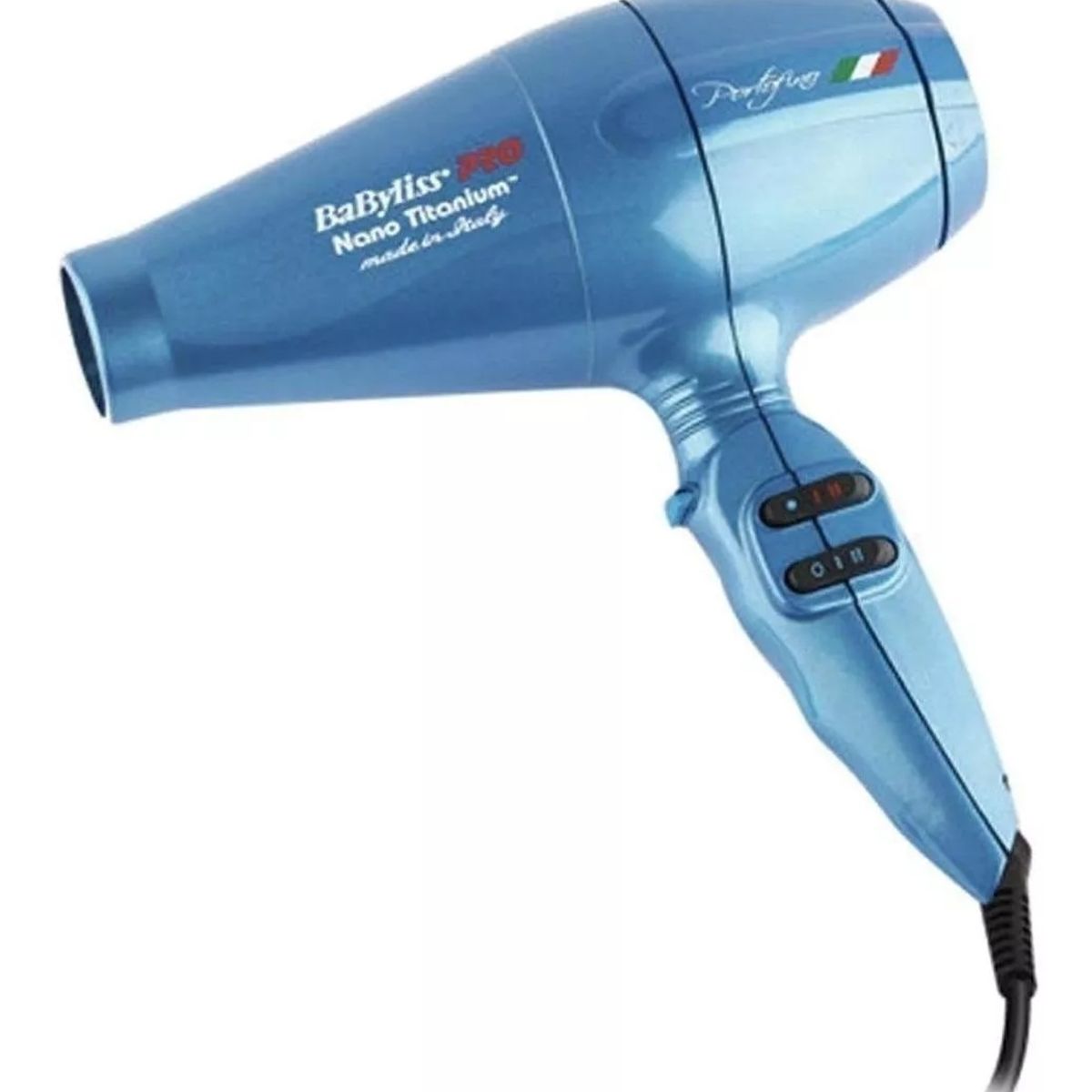 BABYLISS PRO - Secador de pelo BaBylissPRO Nano Titanium Portofino 6600 Azul