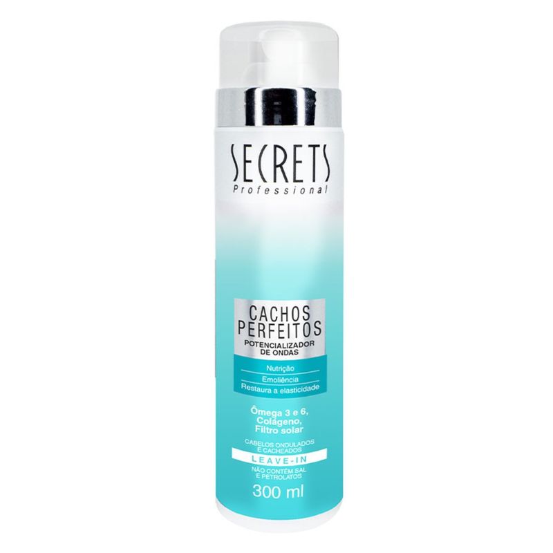 SECRETS BRASIL - Crema De Peinar Cachos Perfectos Secrets Brasil 300 Ml