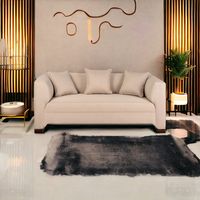 Sofá Metropolitan 3 Cuerpos Lino Beige