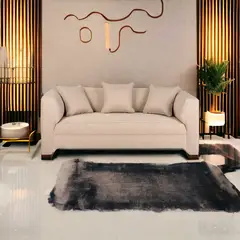 MUEBLES AMERICA - Sofá Metropolitan 3 Cuerpos Lino Beige.