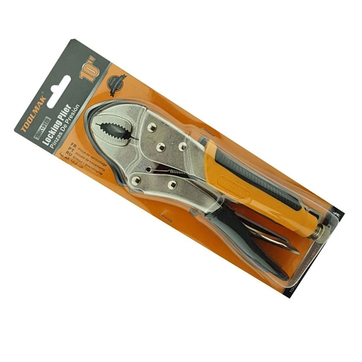 GENERICO - Alicate De Presion Quijada Curva 10 Pulgada Toolmak