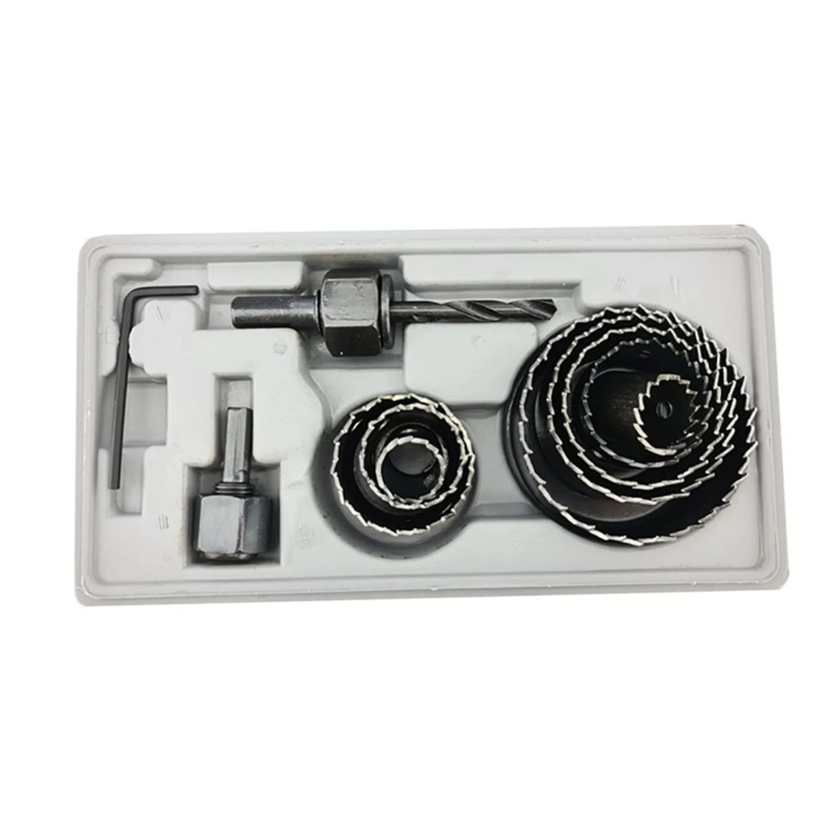 GENERICO - Juego De Hoja De Sierra Copa Para Madera 11 Piezas Crownman