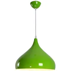 GENERICO - Lampara Techo Campana 30cm Diametro Color Verde