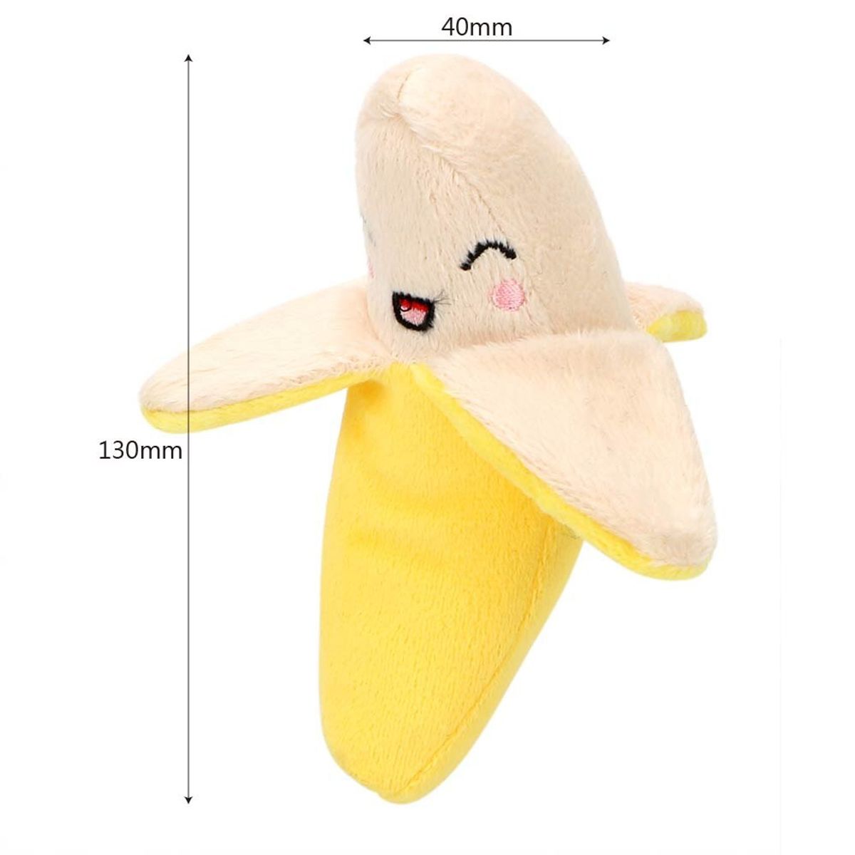 GENERICO - Peluche Para Mascota De Forma De Plátano Con Sonido Interior