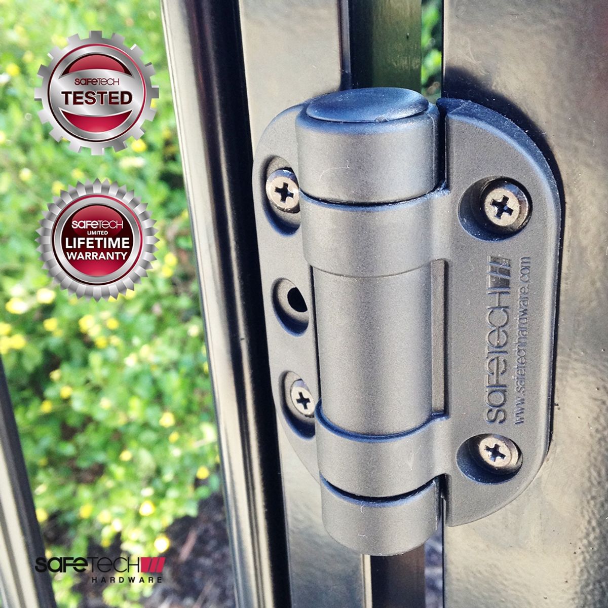 HOYSE - Bisagra con Resorte para Puerta de Piscina