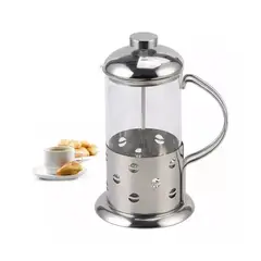 GENERICO - Cafetera Prensa Francesa Acero Inoxidable 600 Ml