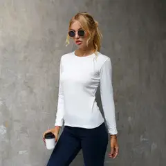 SHANDIAN - Polera manga larga mujer