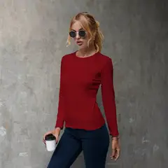 SHANDIAN - Polera manga larga mujer