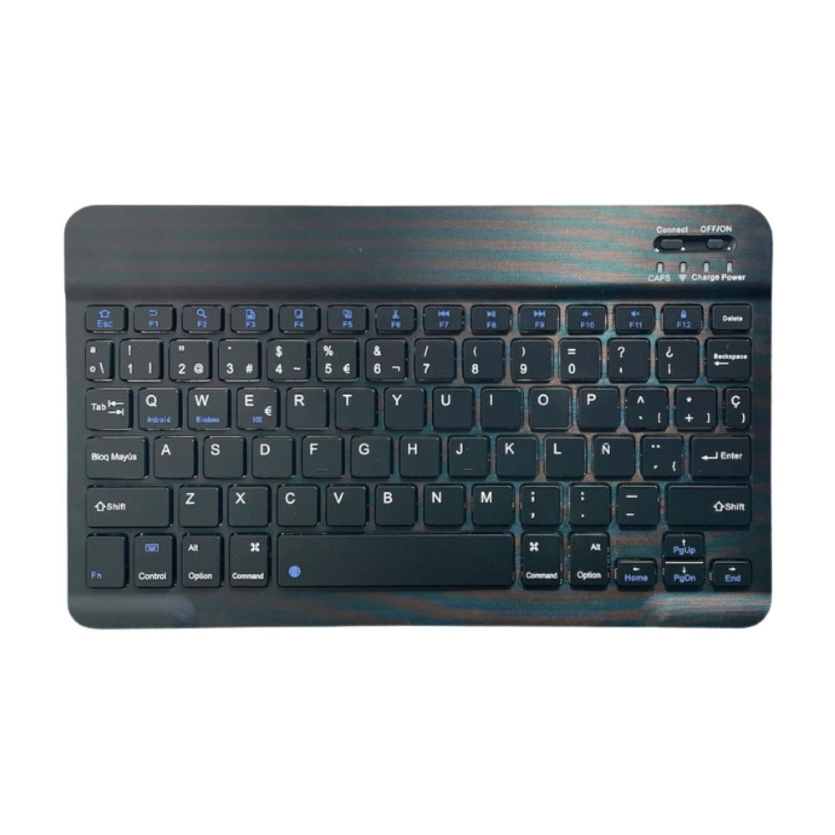 GENERICO - Funda Teclado Para iPad Pro 11 Procesador M1/M2 Ranura Lápiz - Negro