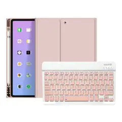 GENERICO - Funda Teclado iPad Pro 11 (M2) Español Color Rosado