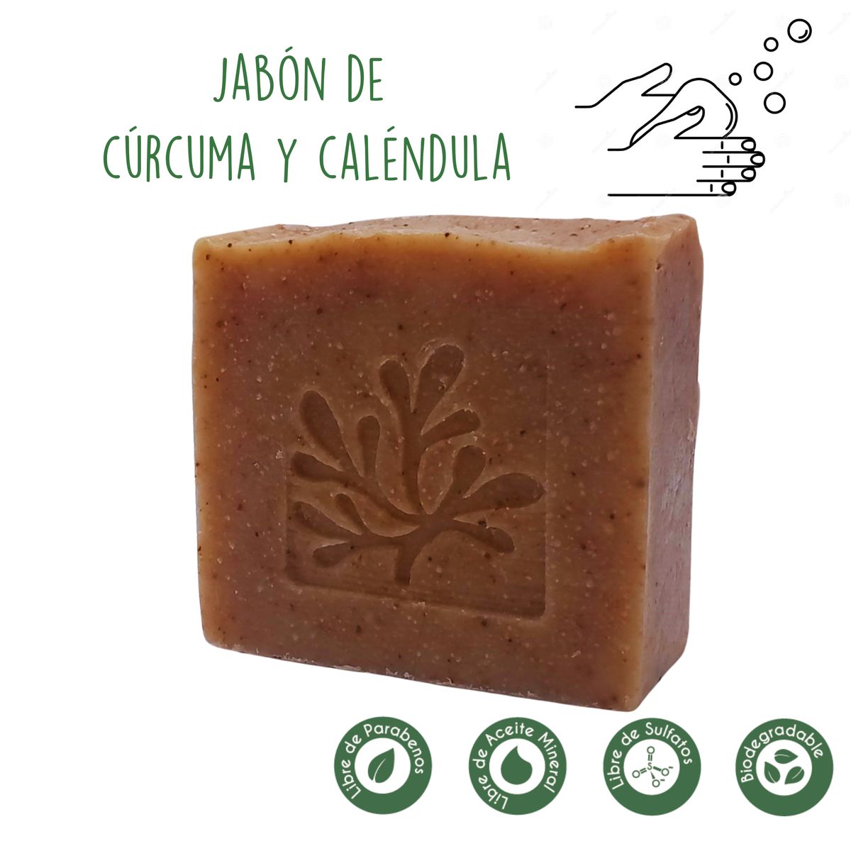 ECOLEO - Jabón de Cúrcuma y Caléndula