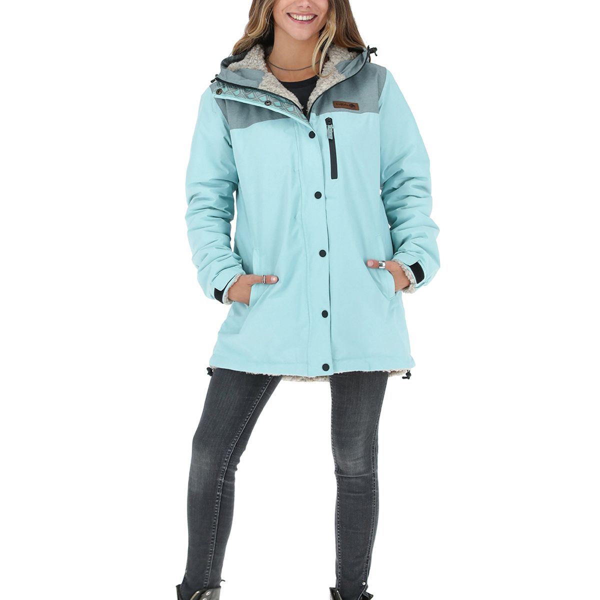 BUFFALO CHILE - Parka Impermeable Reversible Camaleon Mujer Buffalo