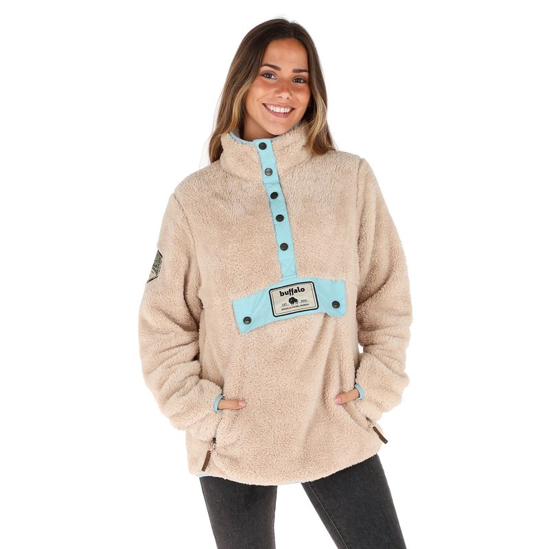 BUFFALO CHILE - Chaqueta Indigo Beige Mujer