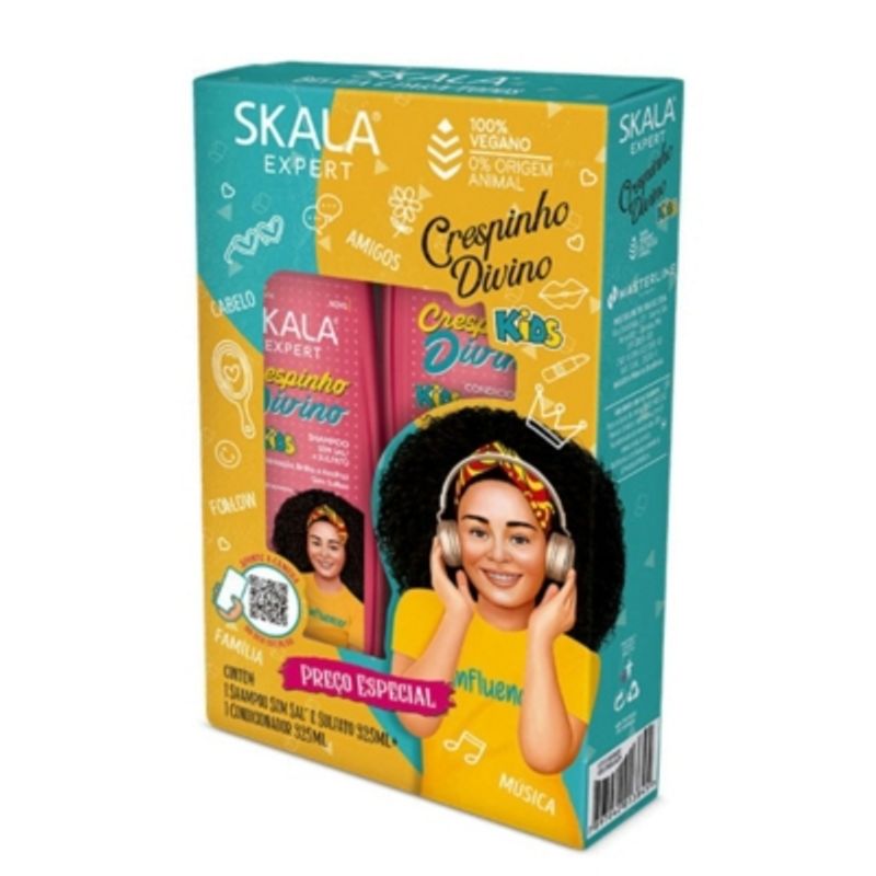 SKALA - Skala Kit Shampoo Mas Acondicionador Kids Crespinho Divino SKALA